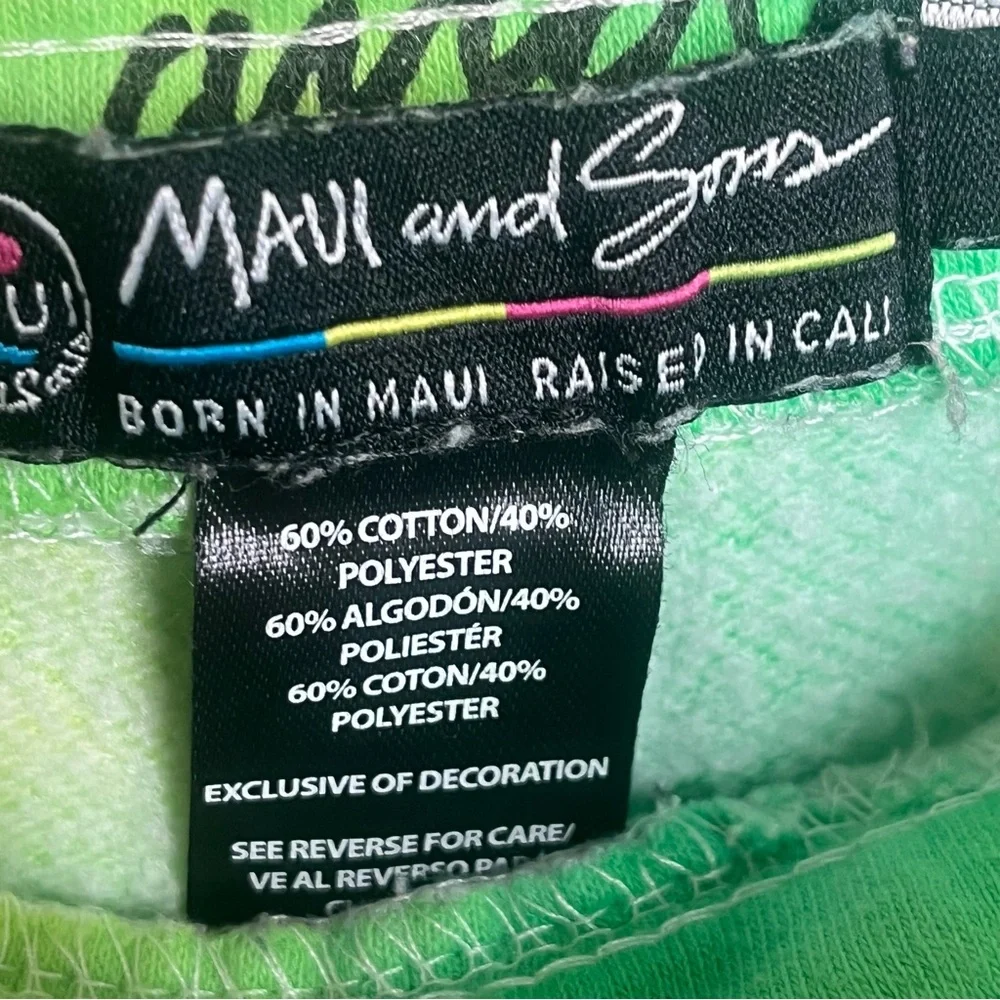 Maui And Sons Tie Dye Sweat Shorts Sz M